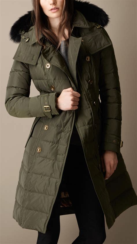 burberry down coat ladies|Burberry winter coats for women.